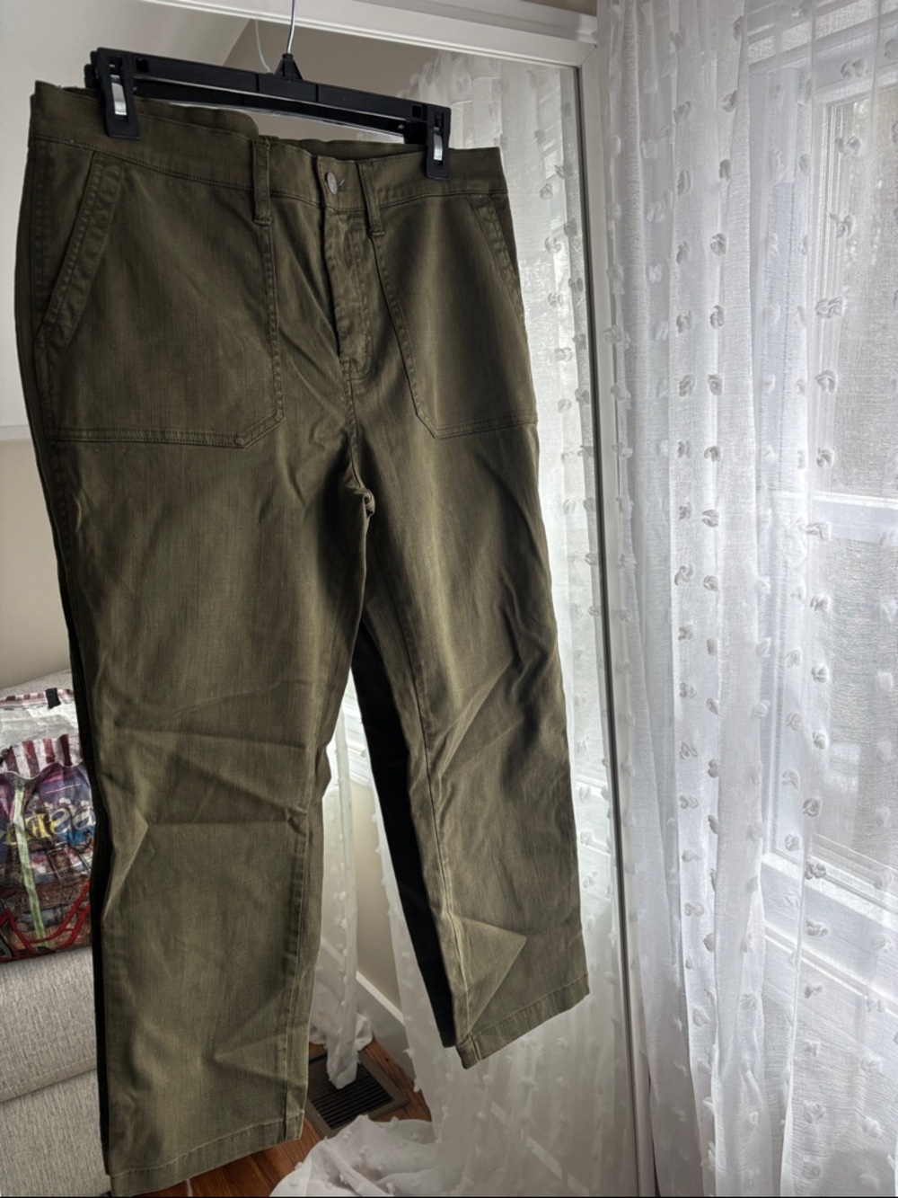J Crew Olive Green Work-Style Pants
